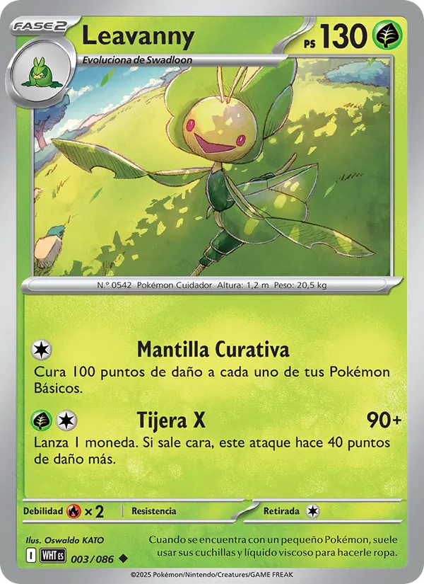 Leavanny (Llama Blanca #003/86)