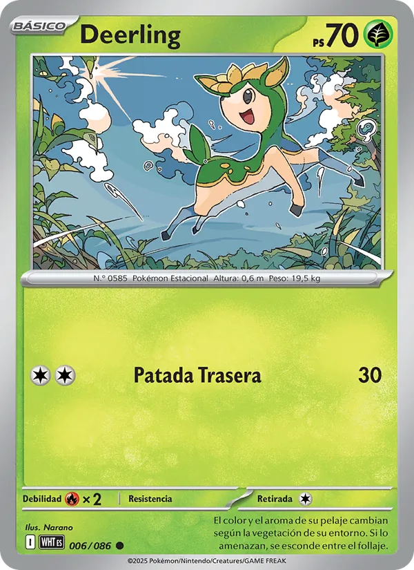 Deerling (Llama Blanca #006/86)