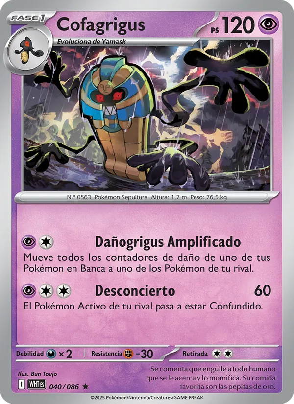 Cofagrigus (Llama Blanca #040/86)