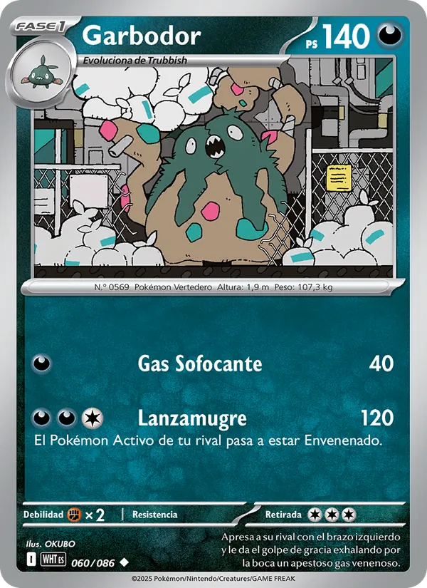 Garbodor (Llama Blanca #060/86)
