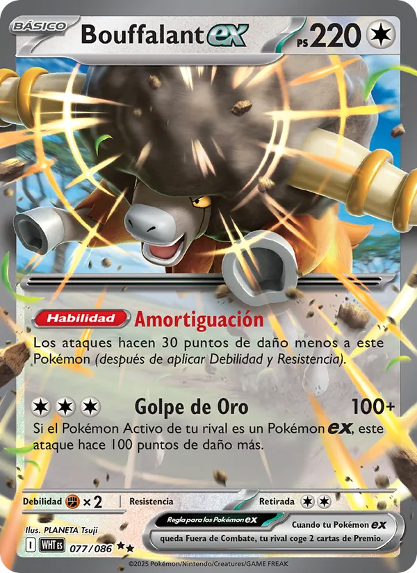 Bouffalant ex (Llama Blanca #077/86)