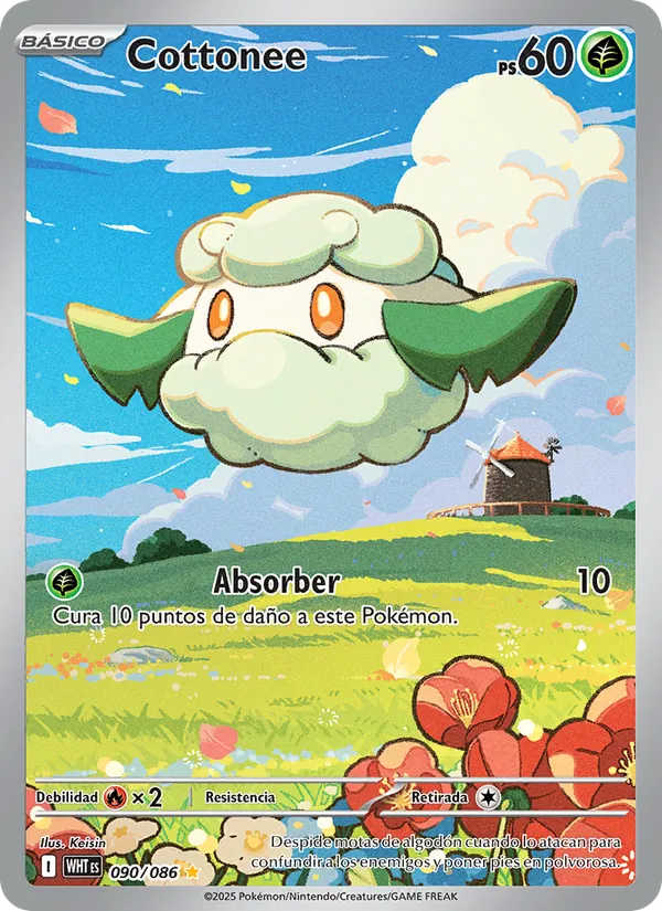Cottonee (Llama Blanca #090/86)