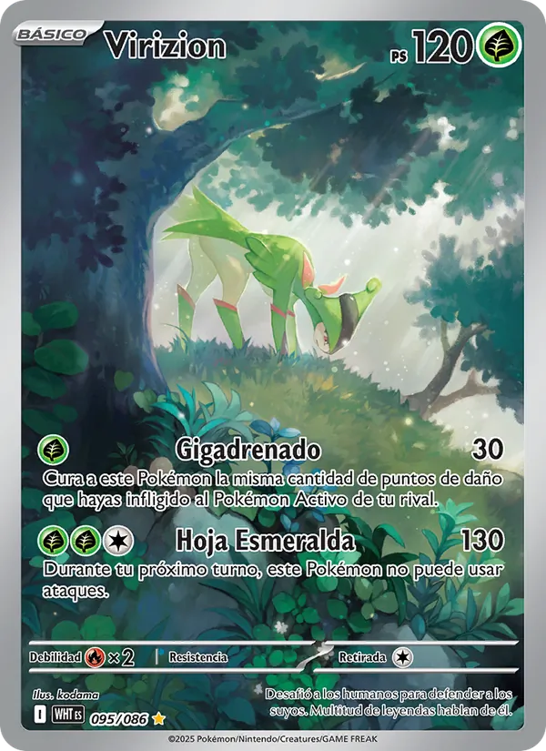 Virizion (Llama Blanca #095/86)