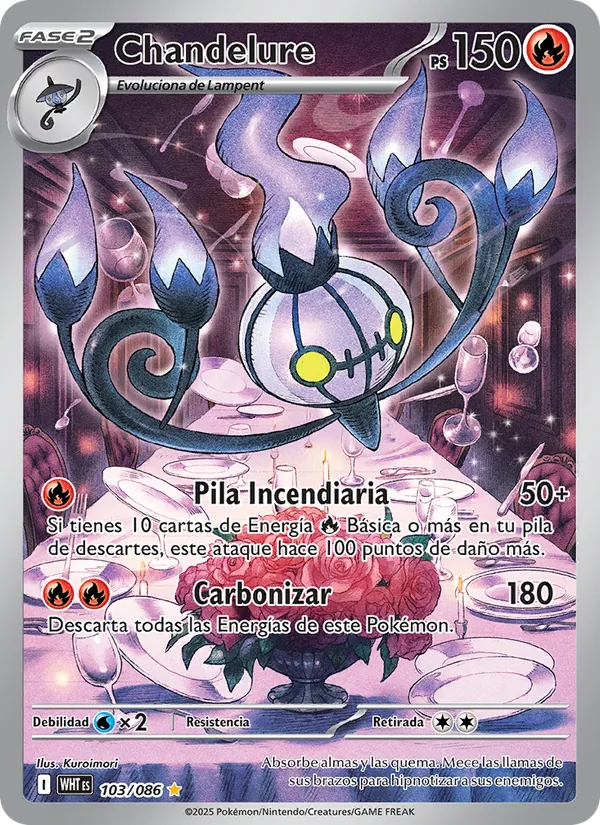 Chandelure (Llama Blanca #103/86)