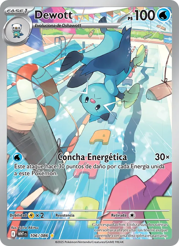 Dewott (Llama Blanca #106/86)