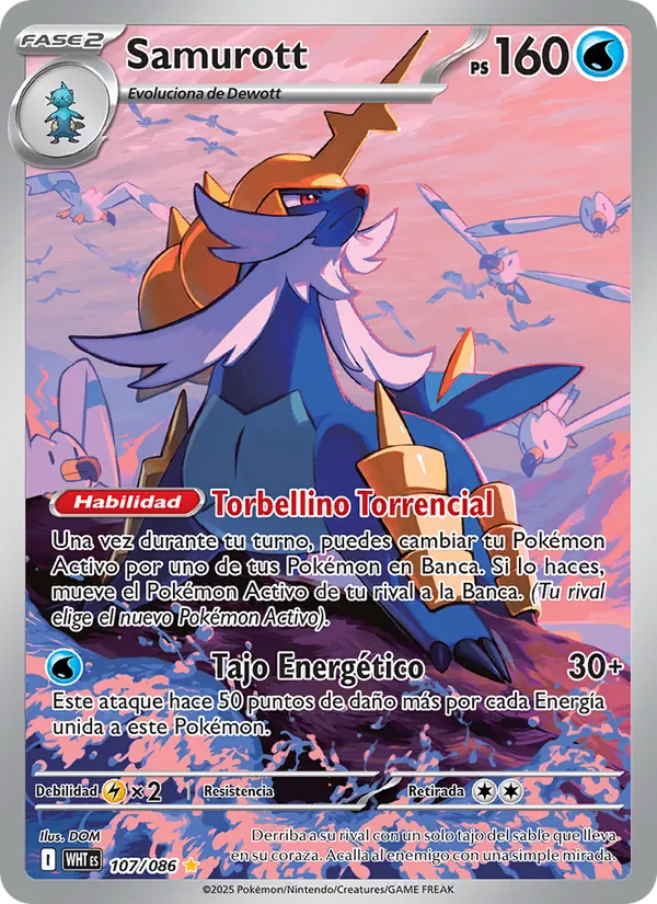 Samurott (Llama Blanca #107/86)