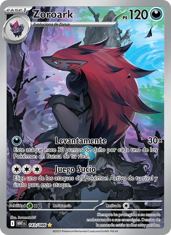 Zoroark (Llama Blanca #143/86)