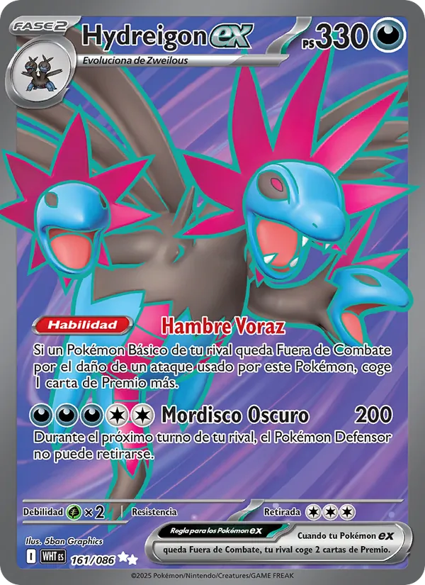 Hydreigon ex (White Flare #161/86)
