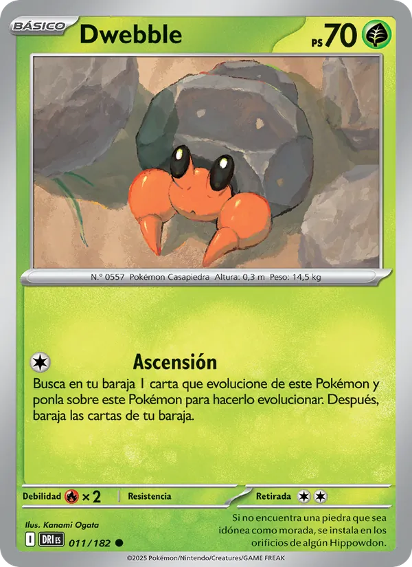 Dwebble (Destined Rivals #011/182)