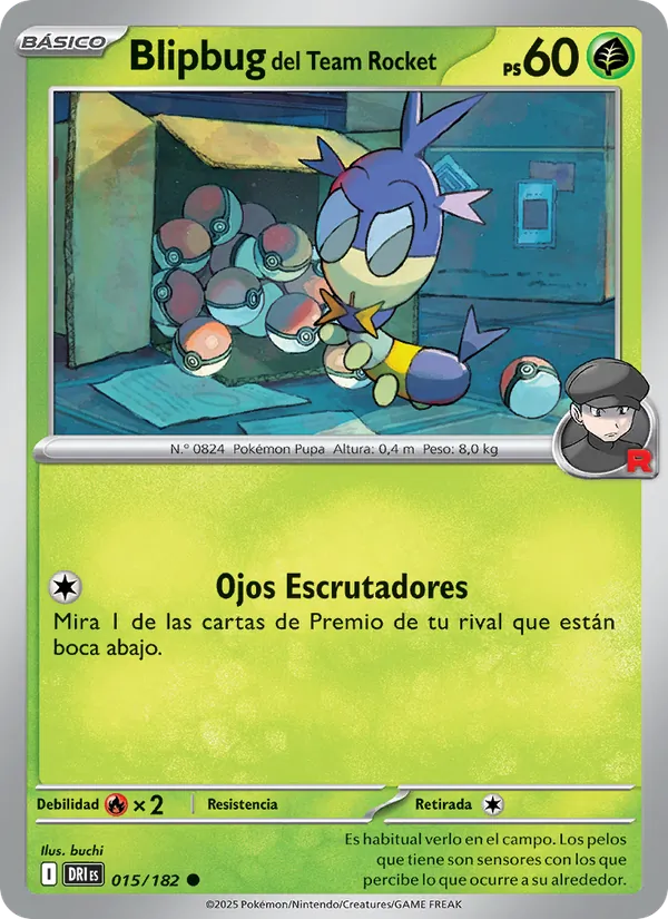 Blipbug del Team Rocket (Rivales Predestinados #015/182)