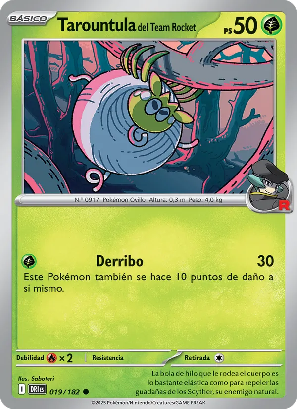 Tarountula del Team Rocket (Rivales Predestinados #019/182)