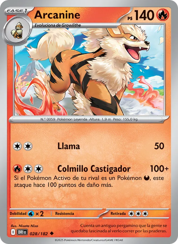 Arcanine (Rivales Predestinados #028/182)