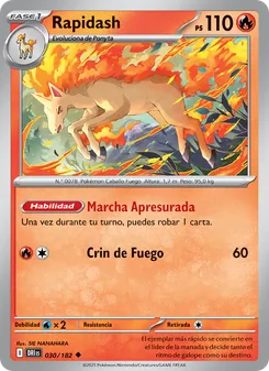 Rapidash (Rivales Predestinados #030/182)