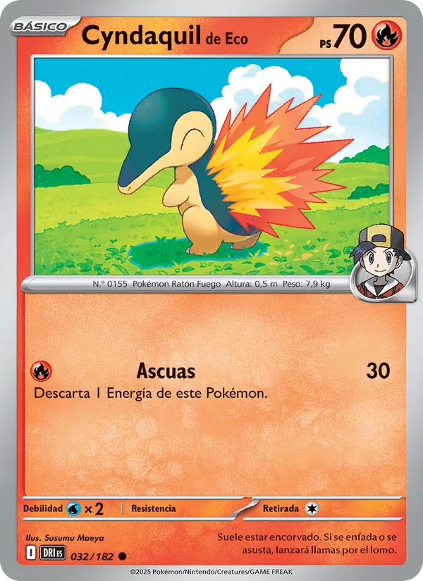 Cyndaquil de Eco (Destined Rivals #032/182)