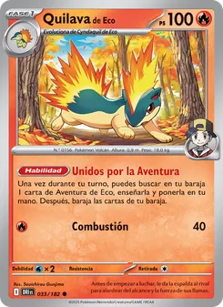Quilava de Eco (Rivales Predestinados #033/182)