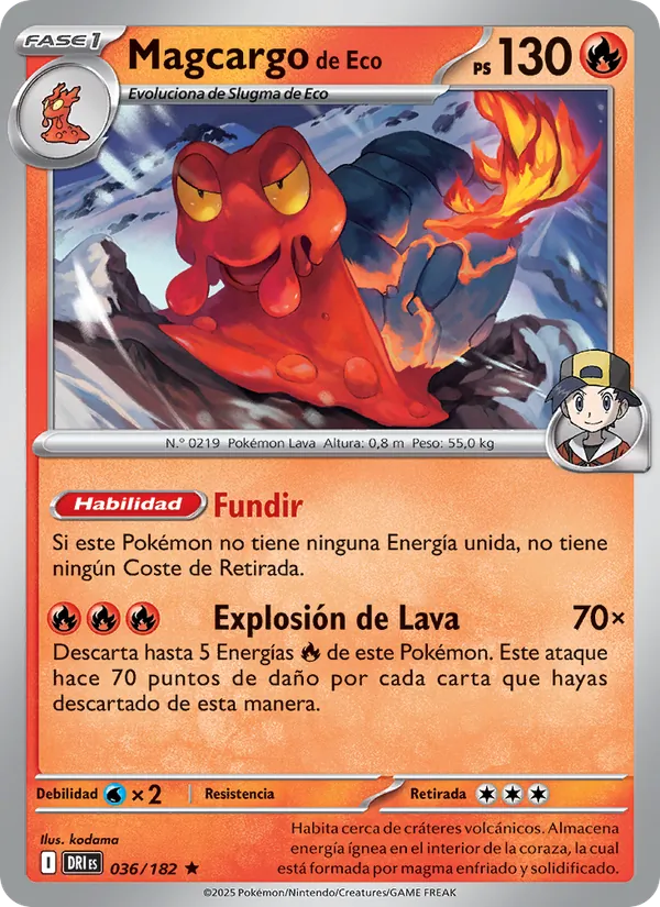 Magcargo de Eco (Rivales Predestinados #036/182)