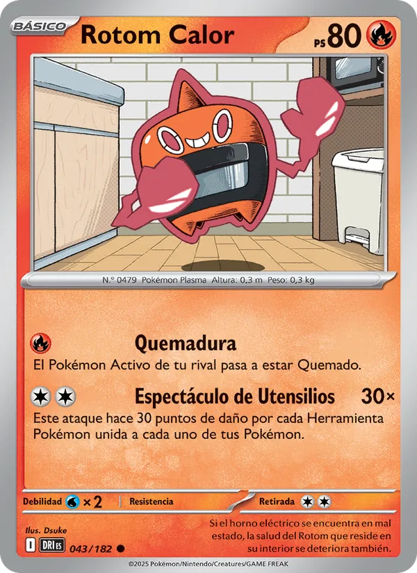 Rotom Calor (Destined Rivals #043/182)