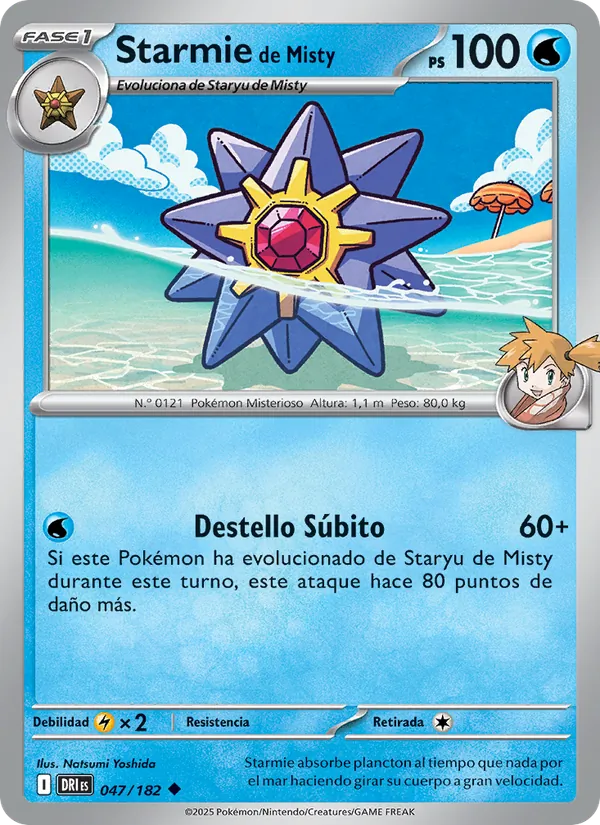 Starmie de Misty (Destined Rivals #047/182)