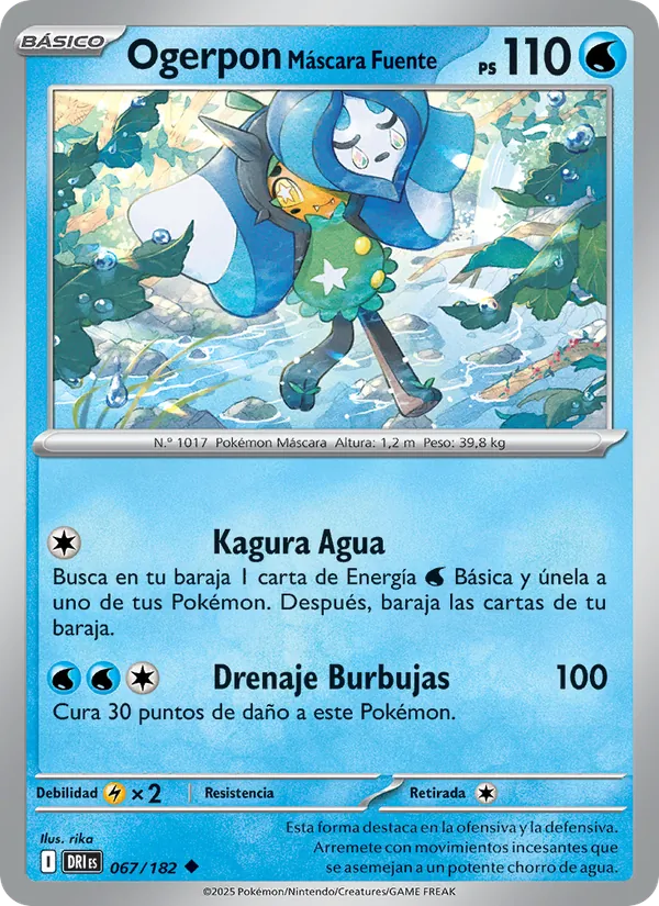 Ogerpon Máscara Fuente (Rivales Predestinados #067/182)