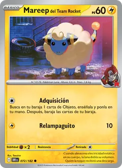 Mareep del Team Rocket (Rivales Predestinados #072/182)