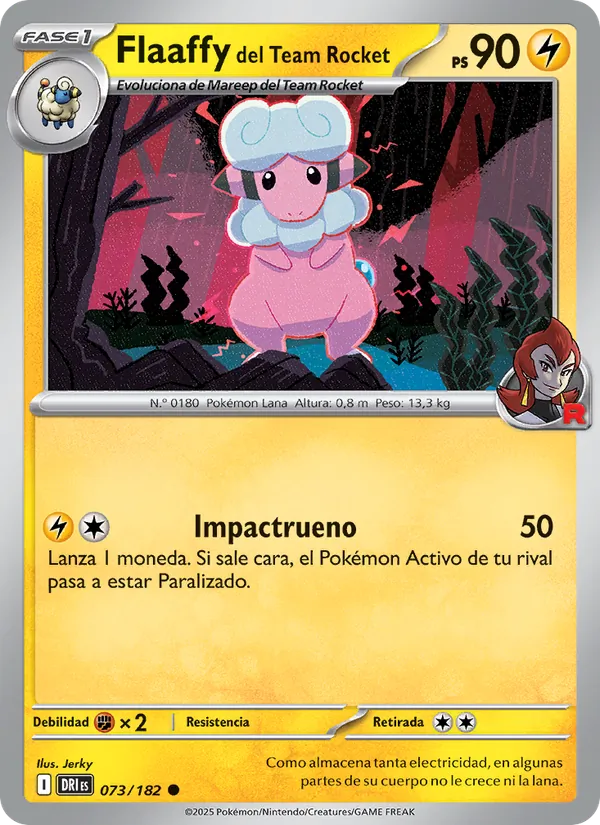 Flaaffy del Team Rocket (Destined Rivals #073/182)