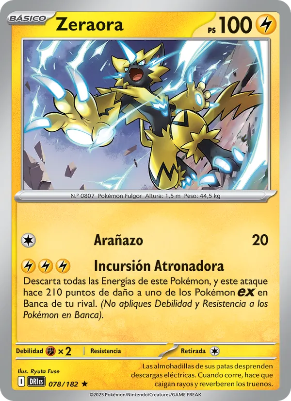 Zeraora (Rivales Predestinados #078/182)