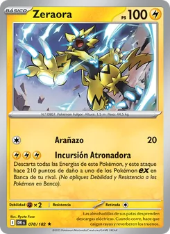 Zeraora (Rivales Predestinados #078/182)