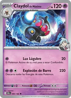 Claydol de Máximo (Rivales Predestinados #084/182)