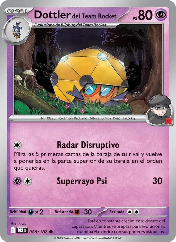Dottler del Team Rocket (Destined Rivals #088/182)