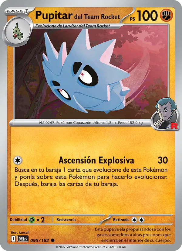 Pupitar del Team Rocket (Destined Rivals #095/182)