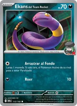 Ekans del Team Rocket (Rivales Predestinados #112/182)