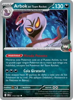 Arbok del Team Rocket (Rivales Predestinados #113/182)