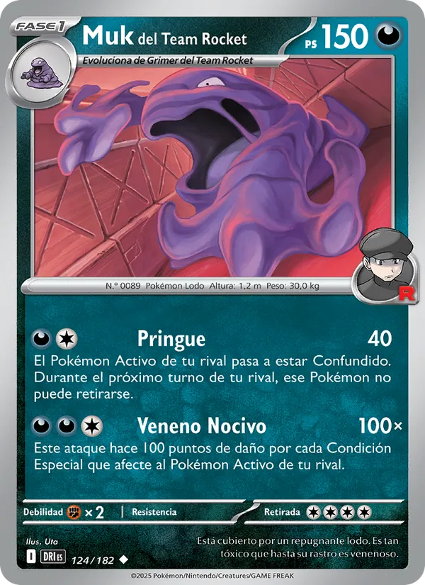 Muk del Team Rocket (Rivales Predestinados #124/182)
