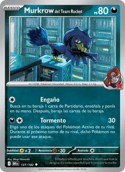 Murkrow del Team Rocket (Rivales Predestinados #127/182)
