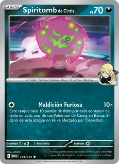 Spiritomb de Cintia (Rivales Predestinados #129/182)