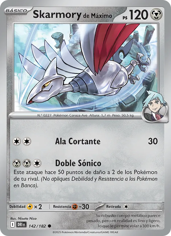 Skarmory de Máximo (Destined Rivals #142/182)
