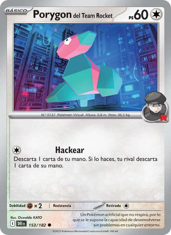 Porygon del Team Rocket (Destined Rivals #153/182)