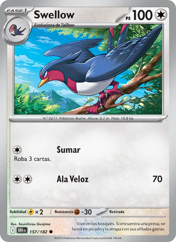 Swellow (Destined Rivals #157/182)