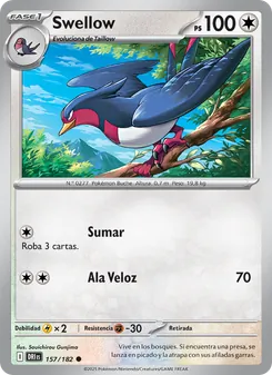 Swellow (Rivales Predestinados #157/182)