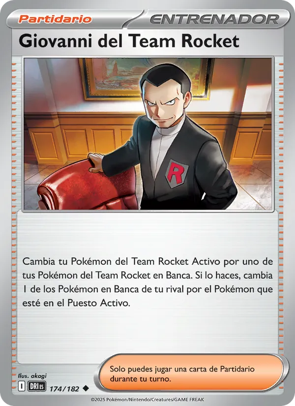Giovanni del Team Rocket (Rivales Predestinados #174/182)