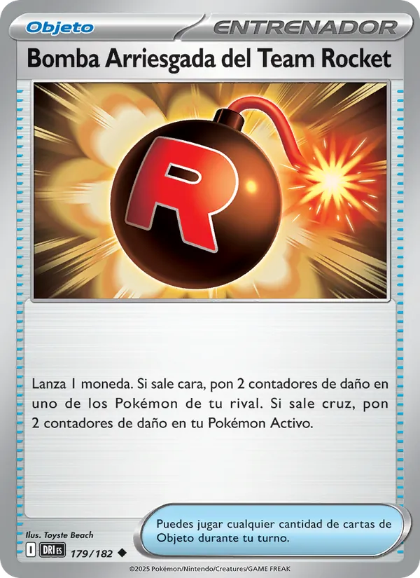 Bomba Arriesgada del Team Rocket (Rivales Predestinados #179/182)