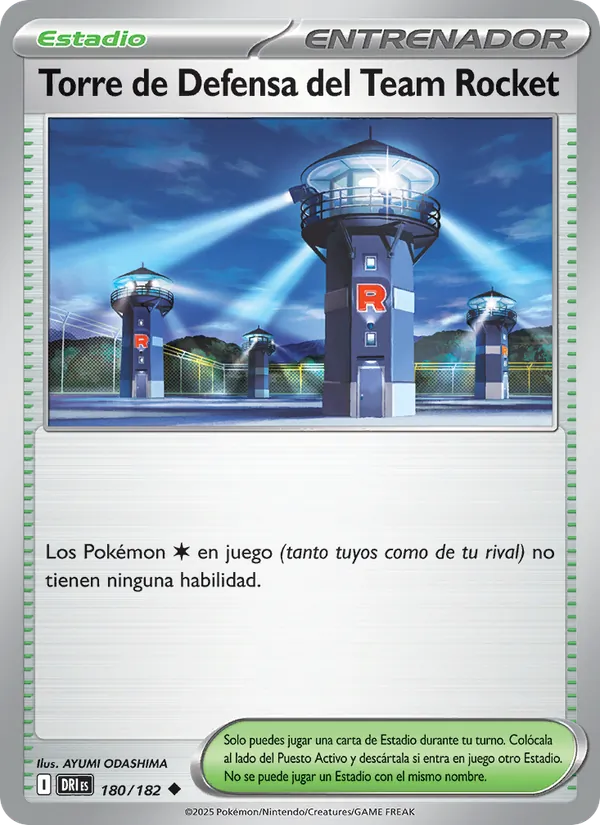 Torre de Defensa del Team Rocket (Rivales Predestinados #180/182)