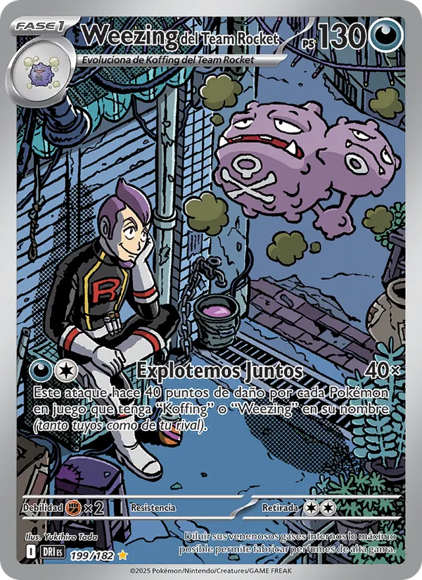 Weezing del Team Rocket (Destined Rivals #199/182)