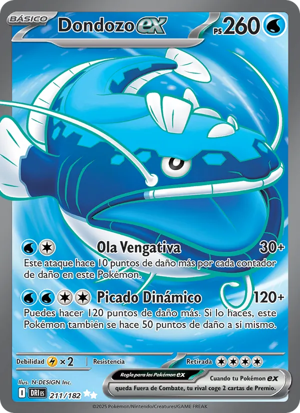 Dondozo ex (Rivales Predestinados #211/182)