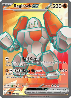 Regirock ex (Rivales Predestinados #214/182)