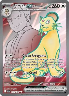 Persian ex del Team Rocket (Rivales Predestinados #219/182)