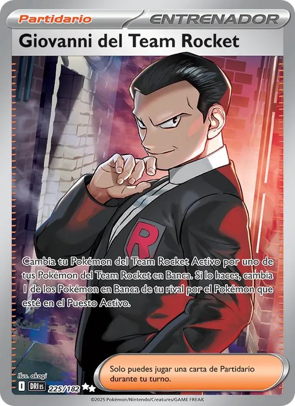 Giovanni del Team Rocket (Rivales Predestinados #225/182)