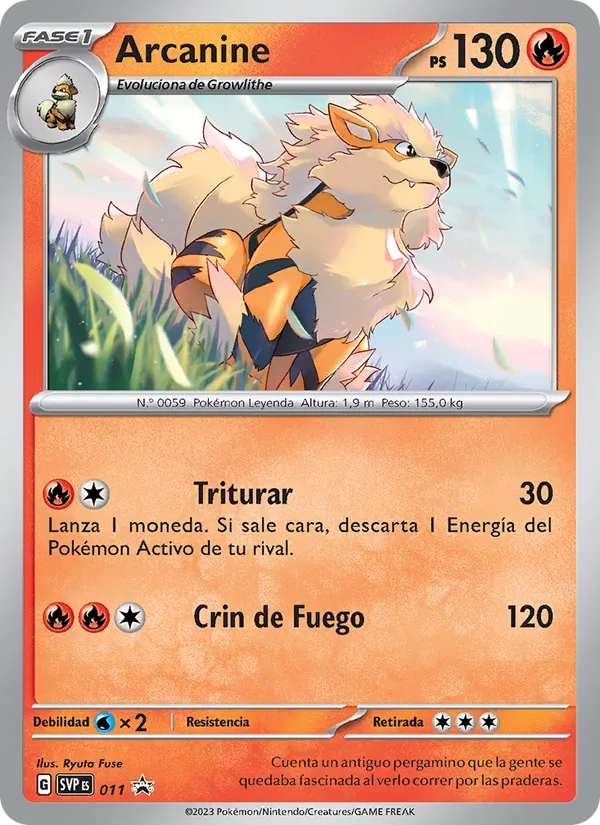 Arcanine (SVP Black Star Promos #011/225)