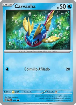 Carvanha (SVP Black Star Promos #093/225)