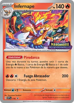 Infernape (SVP Black Star Promos #116/225)